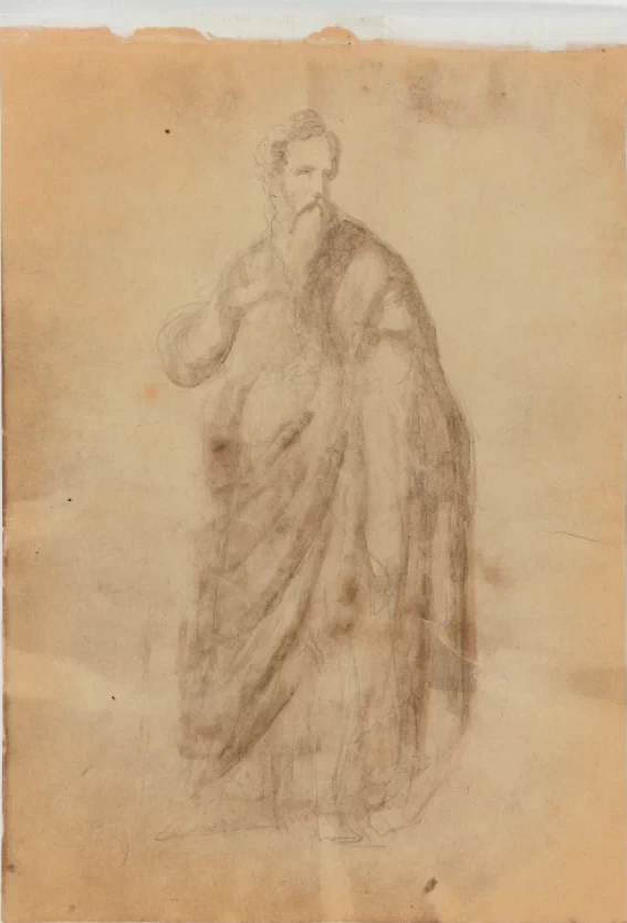 Manuel de Araújo Porto - Alegre, Studio di figura mascile 3